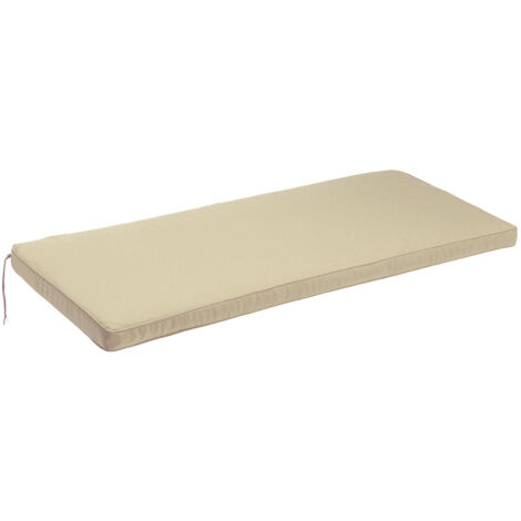 CUSCINO PANCA 2 POSTI 115X47XH4CM SAND BORDATO