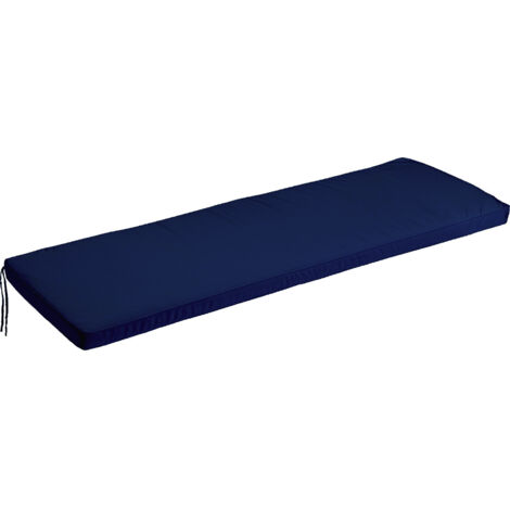 CUSCINO PANCA 3 POSTI 153X48XH4CM BLU BORDATO