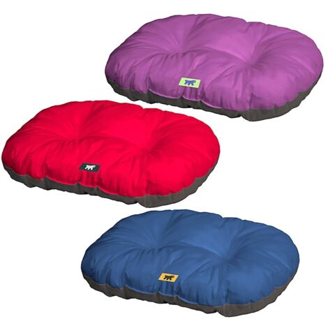 Ferplast Cuscino Per Cani E Gatti SCOTT 78/8, Double-face, Scozzese, Soffice Velluto, Lavabile, Blu