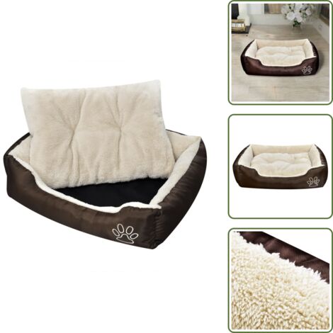 Cuscino per cani - vidaXL Letto Caldo per Cani con Cuscino Imbottito S -