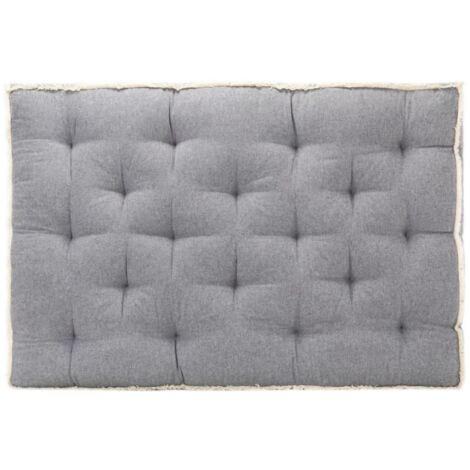 Cuscino per Divano in Pallet Antracite 120x80x10 cm vidaXL