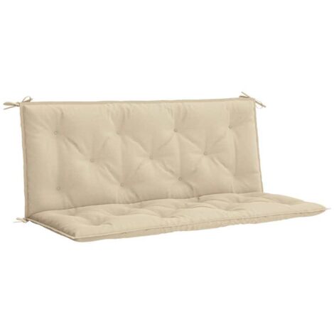 Cuscino per Dondolo Beige 120 cm in Tessuto