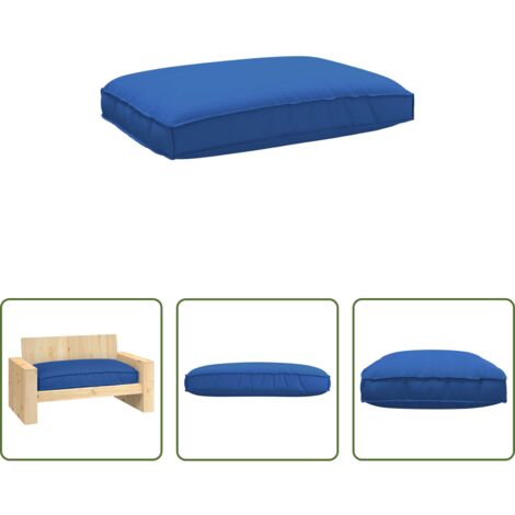 Cuscino per esterno -  Cuscino Blu Reale 120 x 80 x 12 cm Tessuto Oxford