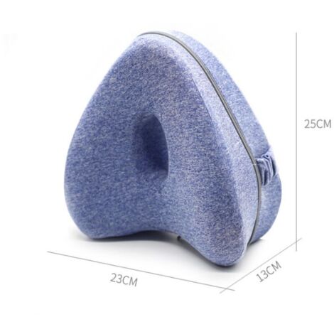 Cuscino per ginocchia per dormire sul fianco, cuscino per sollevare le gambe, comodo cuscino per gambe, supporti per ginocchia per dormire, cuscino ortopedico per gambe in memory foam