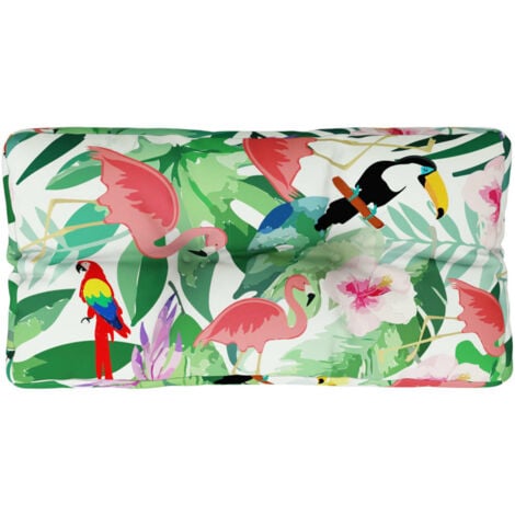 Cuscino per Pallet Multicolore 70x40x12 cm in Tessuto vidaXL
