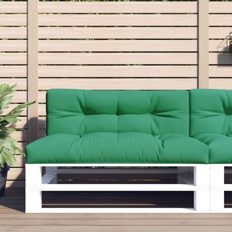 Set Cuscini Pallet, Seduta 120 x 60 e Schienale 120 x 40cm Lime, cuscini  divano / cuscino per pallet interno/esterno, SETGARDEN