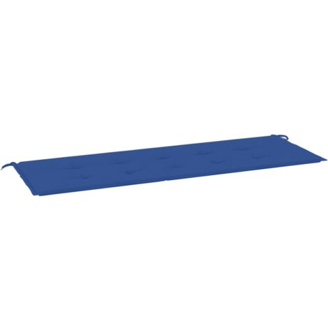 Cuscino per Panca Blu Reale 150x50x3 cm in Tessuto Oxford vidaXL