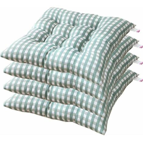 Cuscino per sedia 40x40 cm, set di 4 cuscini (verde)