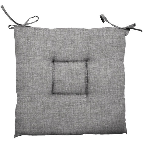 Cuscino per Sedia Creta Grigio FERLIVING 40x40x5 cm