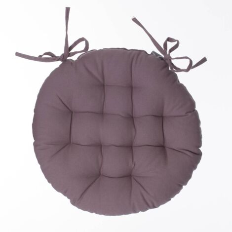Cuscino per sedia rotondo 38cm tortora