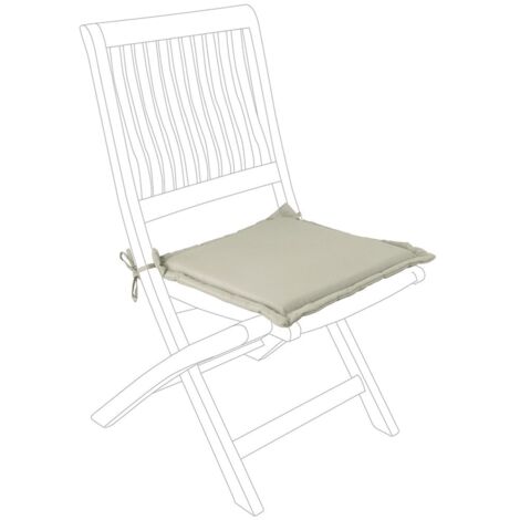 Cuscino per sedia trapuntato in poliestere 180 idrorepellente per interno ed esterno. -Corda / 1 Pezzo
