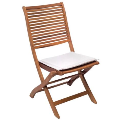 Cuscino per sedie da esterno crema