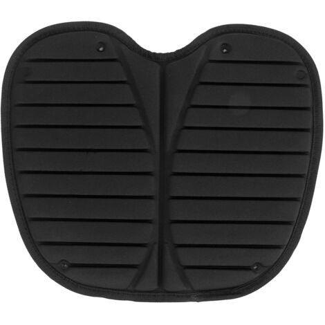Cuscino per sedile per kayak 375 x 320 mm Comodo kayak da pesca Cuscino in EVA per canoisti Seduti lunghi Nero