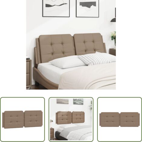 Cuscino per testa -  Cuscino Testiera Zadar Cappuccino 120 cm in Similpelle
