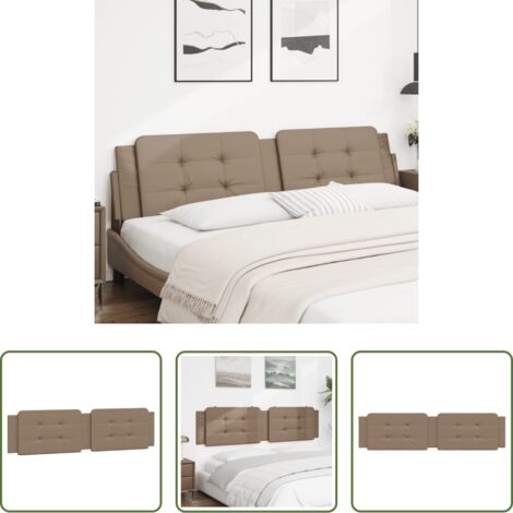 Cuscino per testa -  Cuscino Testiera Zadar Cappuccino 200 cm in Similpelle