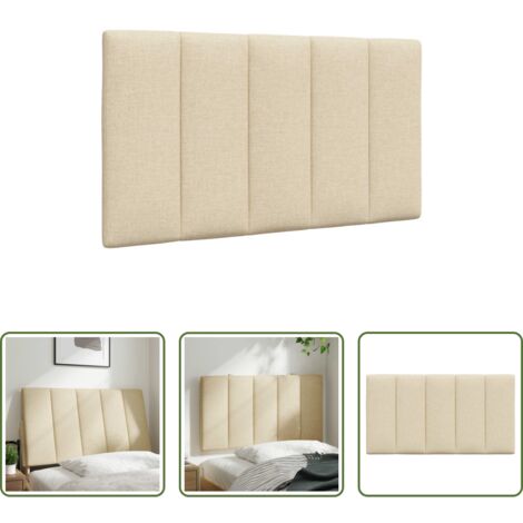 Cuscino per testiera -  Cuscino Testiera Hanko Crema 80 cm in Tessuto