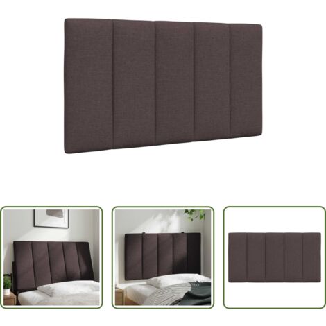 Cuscino per testiera -  Cuscino Testiera Hanko Marrone Scuro 80 cm in Tessuto