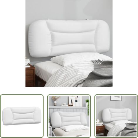 Cuscino per testiera -  Cuscino Testiera Hvar Bianco 100 cm in Similpelle