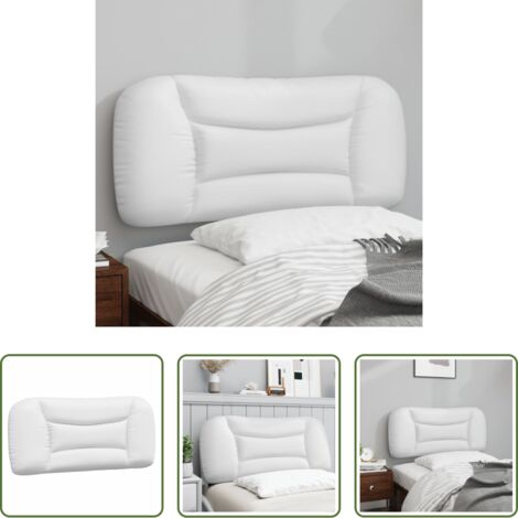 Cuscino per testiera -  Cuscino Testiera Hvar Bianco 90 cm in Similpelle