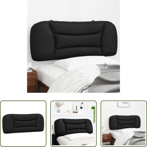 Cuscino per testiera -  Cuscino Testiera Hvar Nero 100 cm in Similpelle