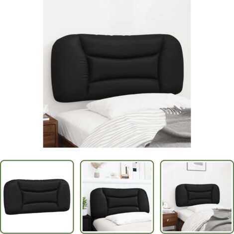 Cuscino per testiera -  Cuscino Testiera Hvar Nero 80 cm in Similpelle