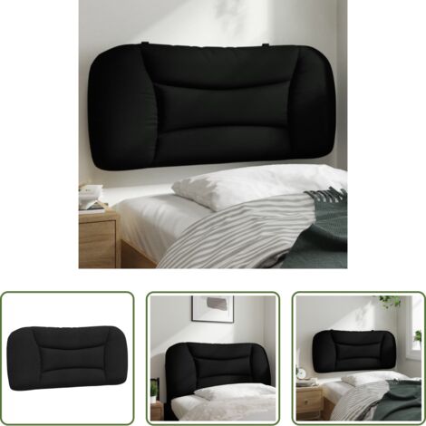 Cuscino per testiera -  Cuscino Testiera Hvar Nero 80 cm in Tessuto