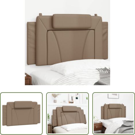 Cuscino per testiera -  Cuscino Testiera Viana Cappuccino 100 cm in Similpelle