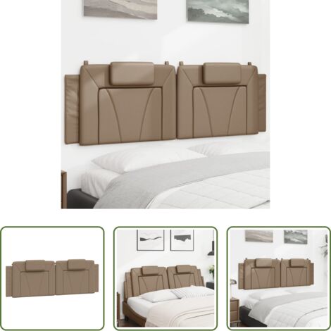 Cuscino per testiera -  Cuscino Testiera Viana Cappuccino 160 cm in Similpelle