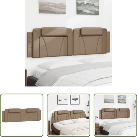 Cuscino per testiera -  Cuscino Testiera Viana Cappuccino 180 cm in Similpelle