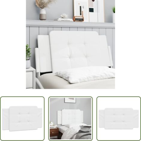 Cuscino per testiera -  Cuscino Testiera Zadar Bianco 100 cm in Similpelle