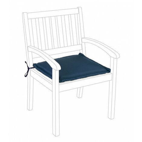 Cuscino Poly180 Blu per Poltrona in Tessuto per Esterno