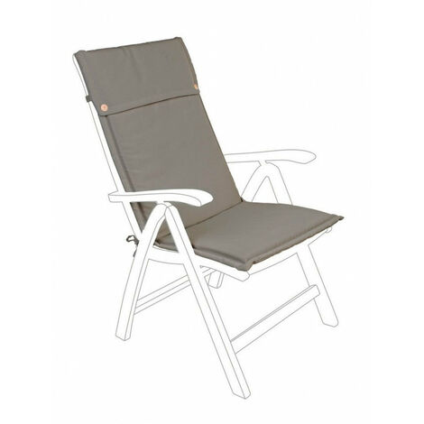 Cuscino Poly180 Choco Schienale Alto in Tessuto per Esterno