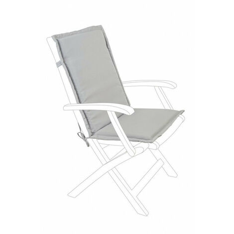 Cuscino Poly180 Tortora Schienale Medio in Tessuto per Esterno