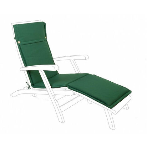 Cuscino Poly180 Verde Scuro Steamer in Tessuto per Esterno