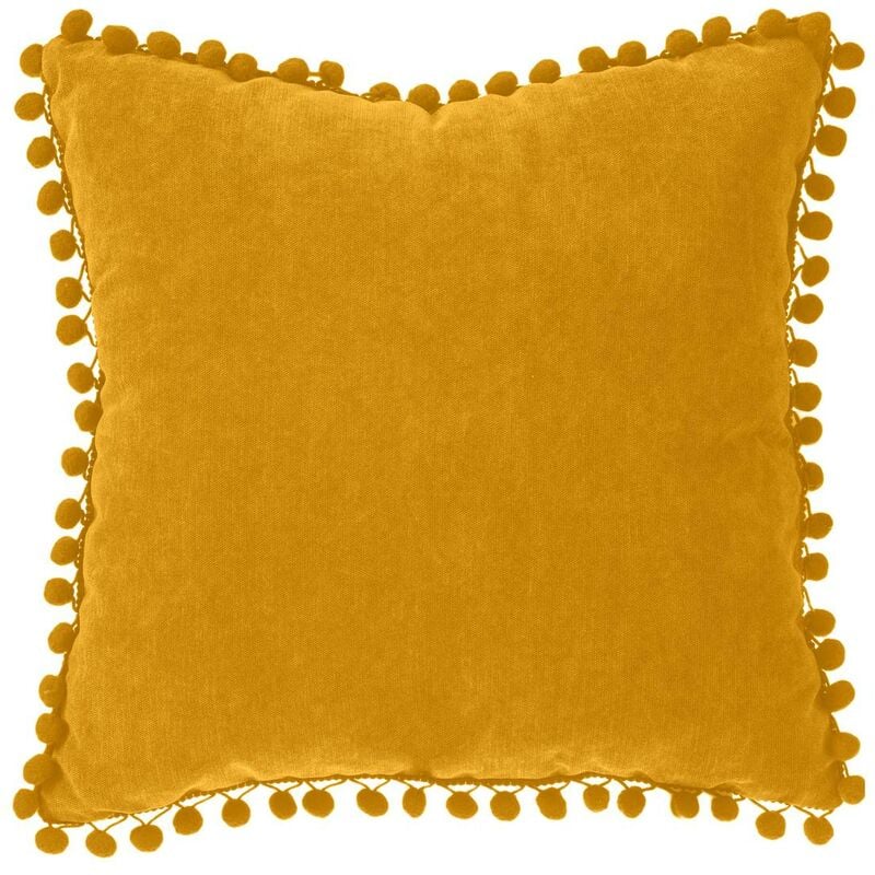 Cuscino con nappe giallo senape 40x40cm - Atmosphera créateur d'intérieur