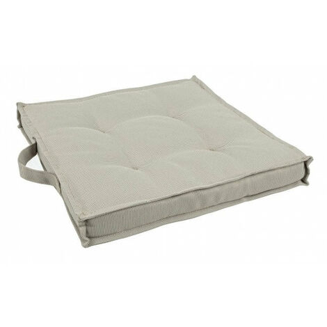Cuscino Quadrato Poly230 Beige in Tessuto per Esterno