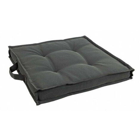 Cuscino Quadrato Poly230 Carbon in Tessuto per Esterno