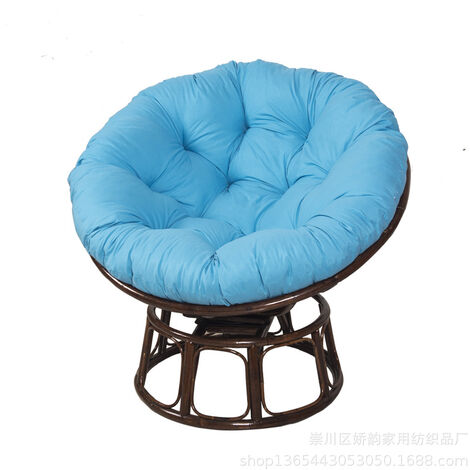 sedia non inclusa Cuscino rotondo da 100 cm per sedia papasan impermeabile per sedia a dondolo spesso e comodo cuscino imbottito in cotone 