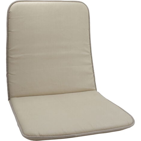BELAVI Cuscino per sedia con schienale basso