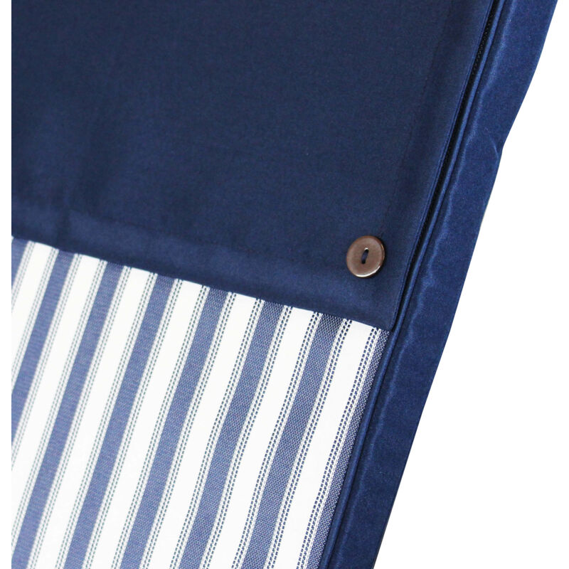 Strand Cuscino Sdraio Con Doppia Cucitura Idrorepellente A Righe