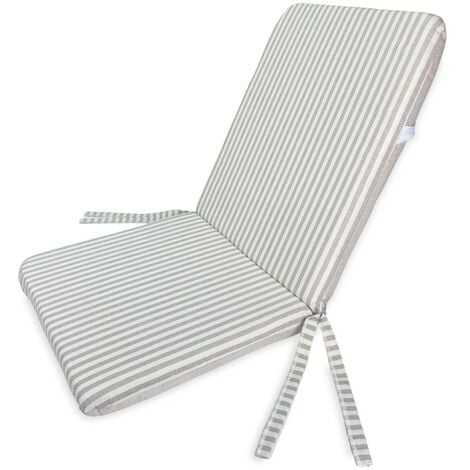schienale antiscivolo per interni ed esterni foglia di palma Cuscino per sedia a sdraio cuscino per seduta con schienale alto BRAVO HOME 180 x 50 x 10 cm comodo e morbido 