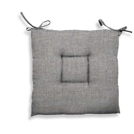 Cuscino sedia creta Gemitex in poliestere e cotone colore grigio