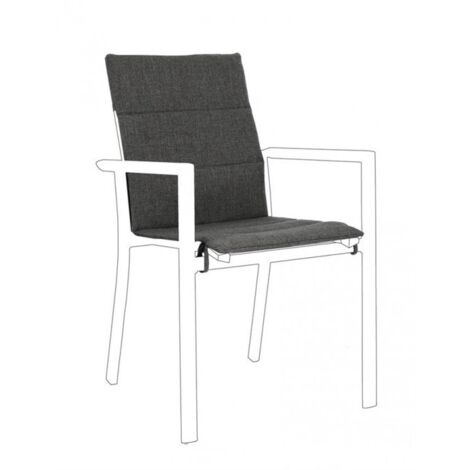 Cuscino Sedia Konnor Grigio Scuro - 91x41x1 cm