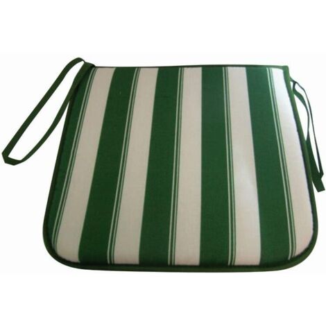 Cuscino seduta multiriga verde 38 x 38 x 4  cm