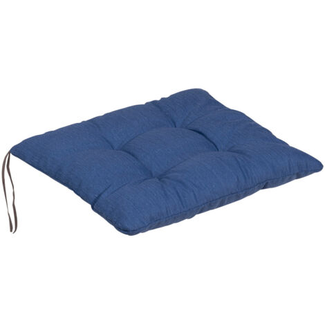 CUSCINO SEDUTA TRAPUNTATO 42X44XH4CM BLU