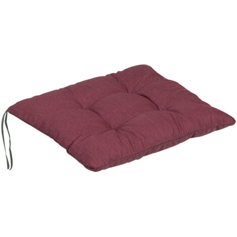 CUSCINO SEDUTA TRAPUNTATO 42X44XH4CM BORDEAUX
