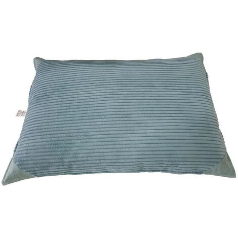 Cuscino sfoderabile per cani elegance velluto azzurro 70 cm