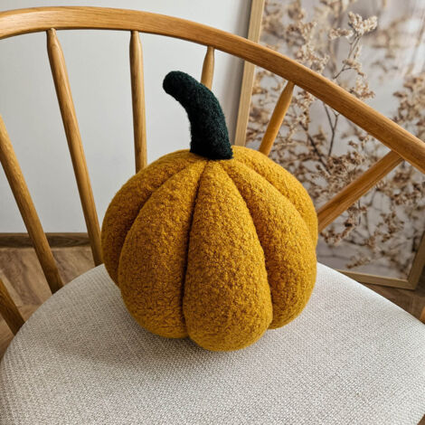 Cuscino SOFT LOOP  zucca arancione