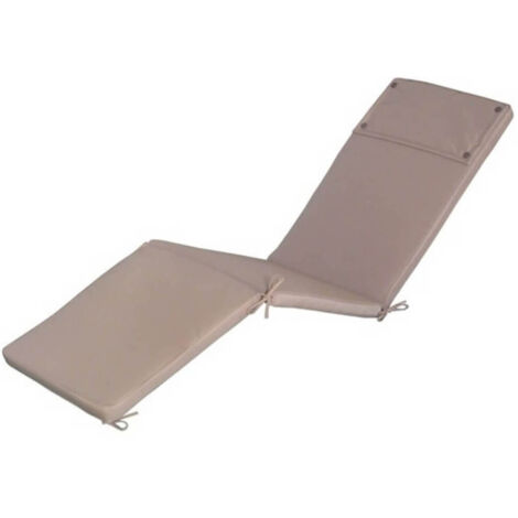 Cuscino super imbottito 6,5cm impermeabile sfoderabile sdraio lettino esterno