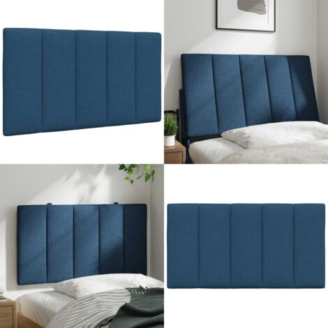 Cuscino Testiera Hanko Blu 80 cm in Tessuto - Cuscino per testiera - Cuscino per letto